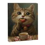 Tea Time Cat IV Canvas Print Gallery Image 6