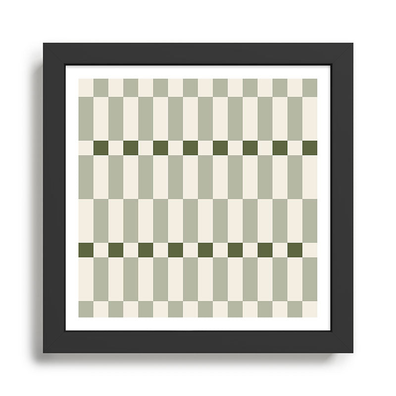 TILES II (Pistachio) Framed Art Print Gallery Image 1
