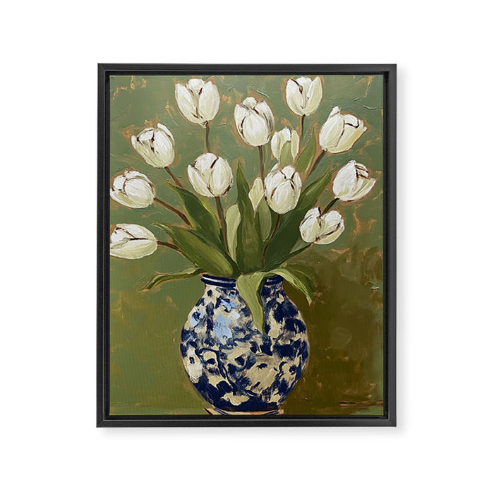 Tulips Framed Canvas Print Gallery Image 1