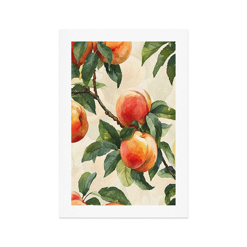 Vintage Peaches Art Print Gallery Image 1