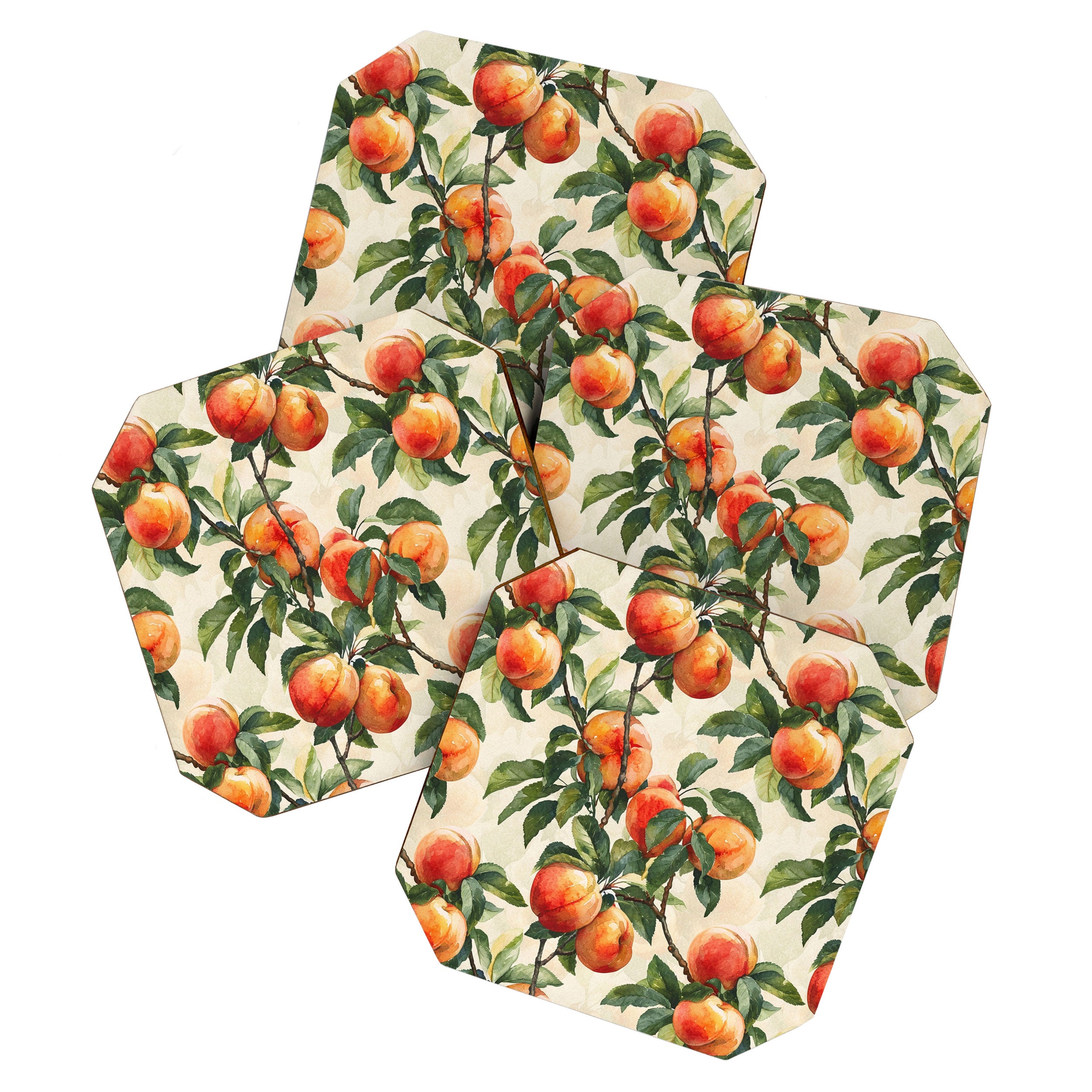 Vintage Peaches Coaster Gallery Image 1