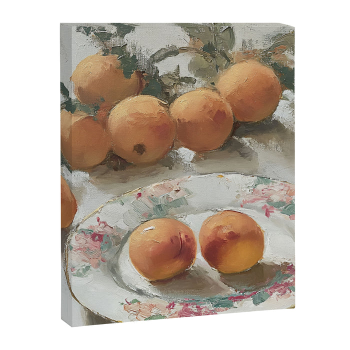 Vintage Peaches Canvas Print Gallery Image 1