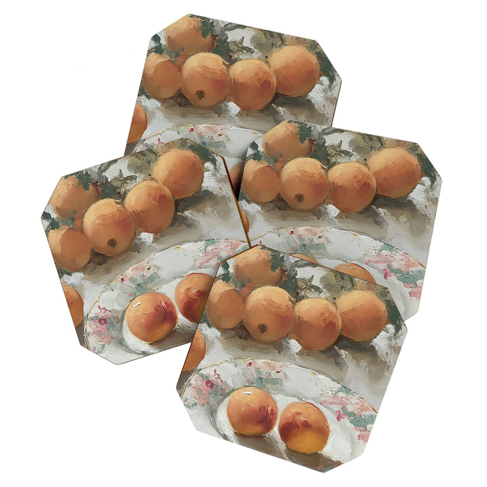 Vintage Peaches Coaster Gallery Image 1
