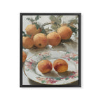 Vintage Peaches Framed Canvas Print Gallery Image 6
