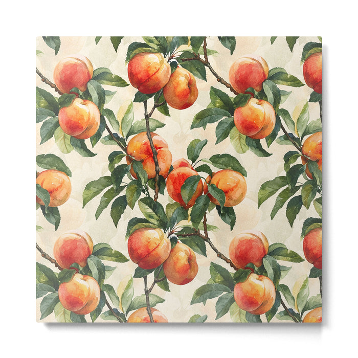 Vintage Peaches Metal Print Gallery Image 1