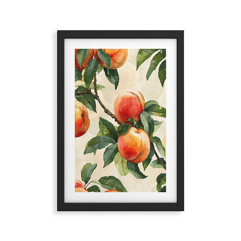 Vintage Peaches Framed Art Print Gallery Image 3