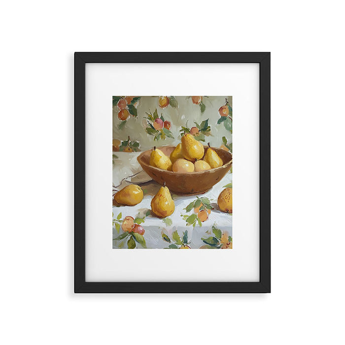 Vintage Pears Framed Art Print Gallery Image 1