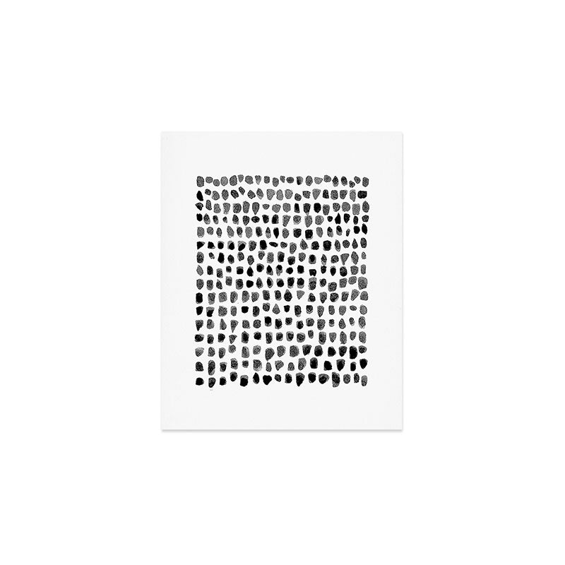 Dots (Black) Art Print Gallery Image 1