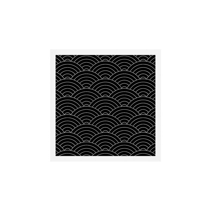 Waves (Black) Art Print Gallery Image 1