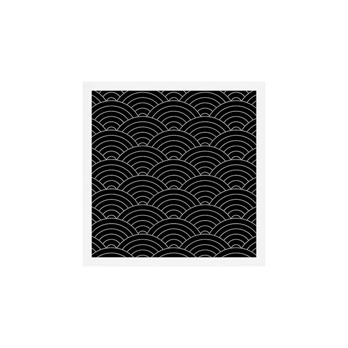 Waves (Black) Art Print Gallery Image 1