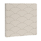 Waves (Cream & Chocolate) Canvas Print Gallery Image 3