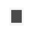 Waves (Dark Gray) Art Print Gallery Image 1