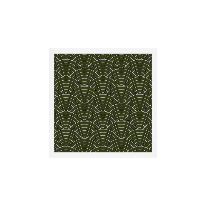 Waves (Olive) Art Print Gallery Image 1