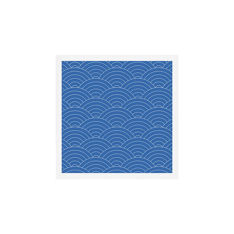 Waves (Sky Blue) Art Print Gallery Image 1