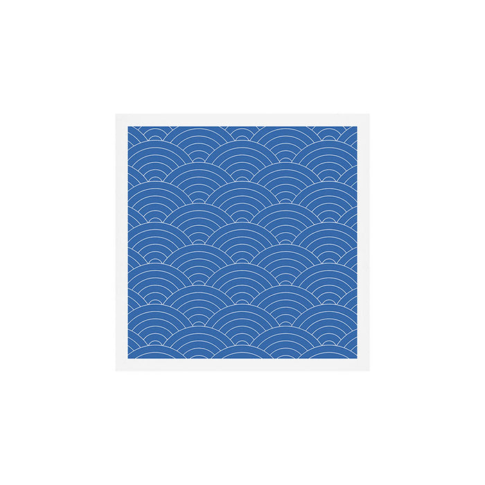 Waves (Sky Blue) Art Print Gallery Image 1