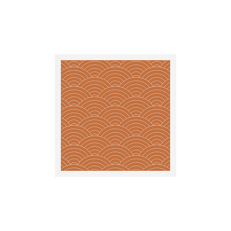 Waves (Terracotta) Art Print Gallery Image 1
