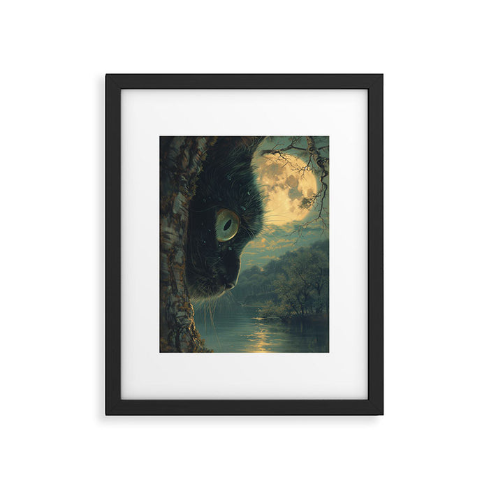 Whiskers at Twilight Framed Art Print Gallery Image 1