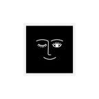 Wink (Black) Art Print Gallery Image 1