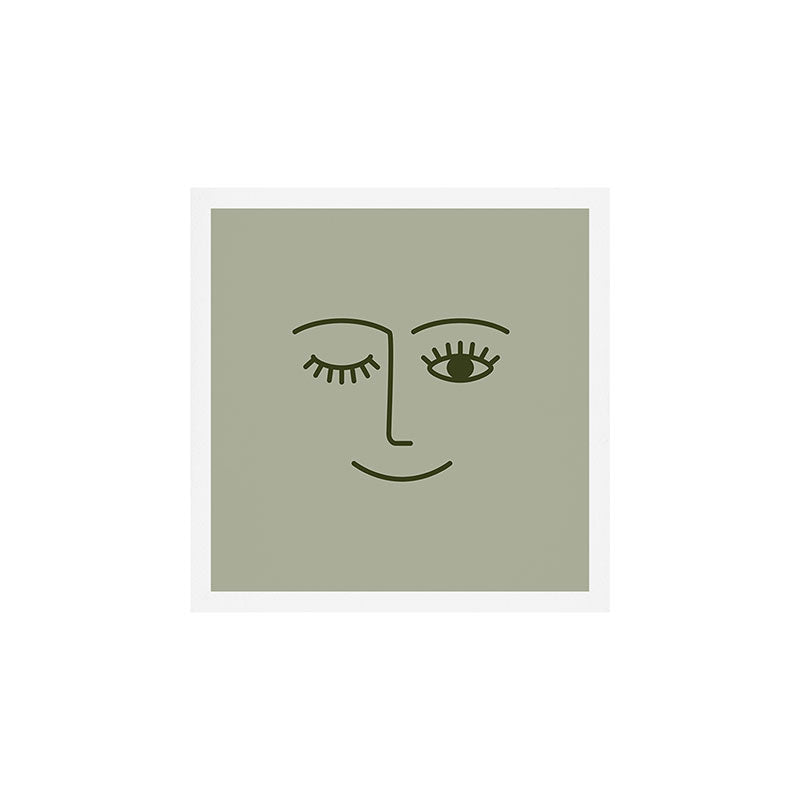 Wink (Green) Art Print Gallery Image 1