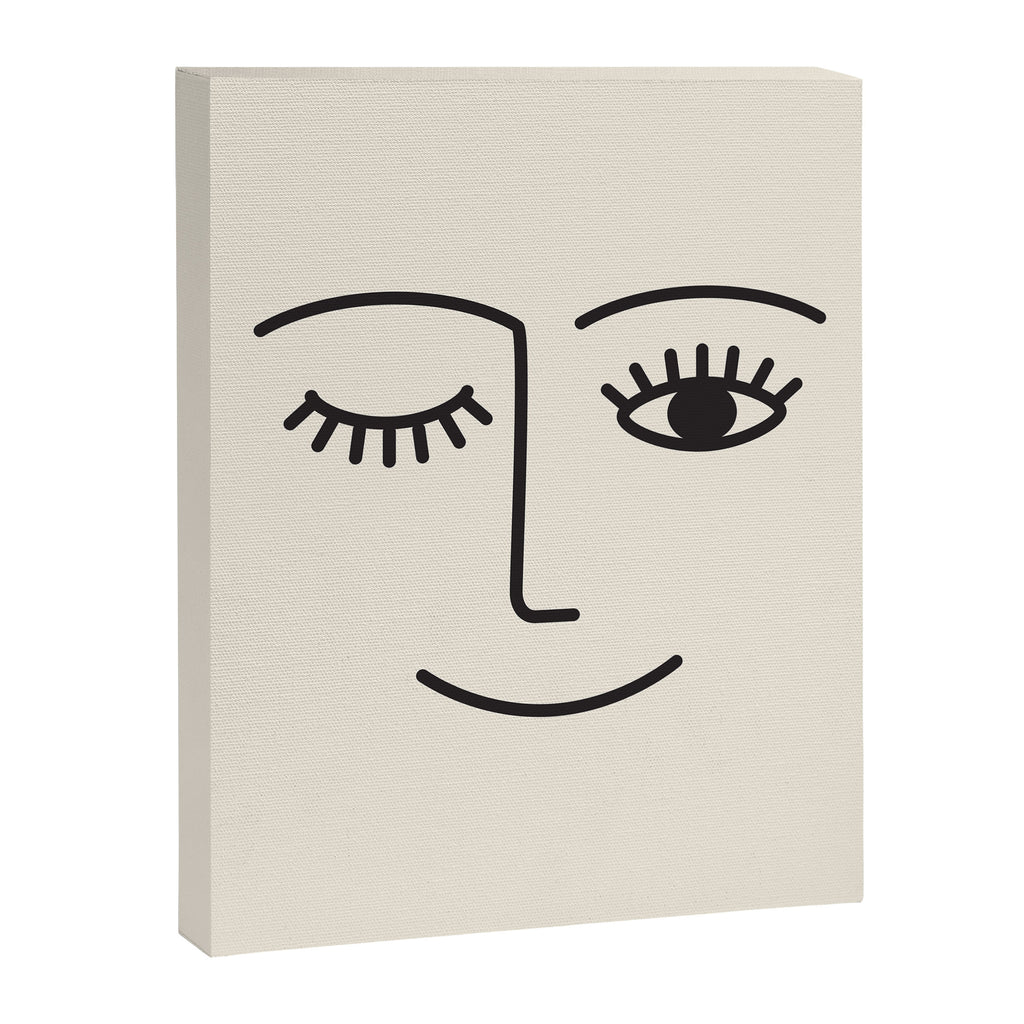 Wink (Off White) Canvas Print Gallery Image 8