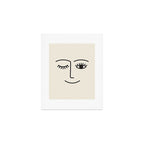 Wink (Off White) Art Print Gallery Image 1