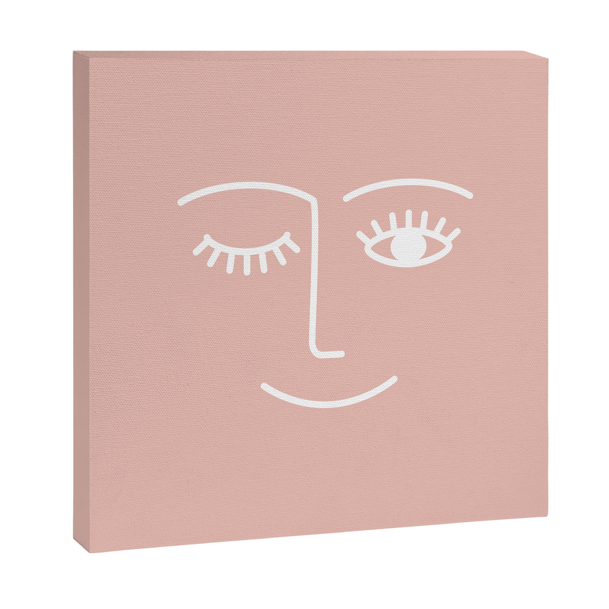 Wink (Pink) Canvas Print Gallery Image 3