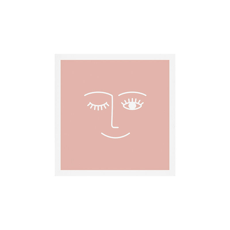 Wink (Pink) Art Print Gallery Image 1