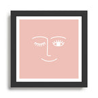 Wink (Pink) Framed Art Print Gallery Image 1