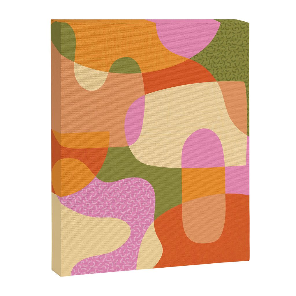 Bright Color Block Shapes Canvas Print Gallery Image 6