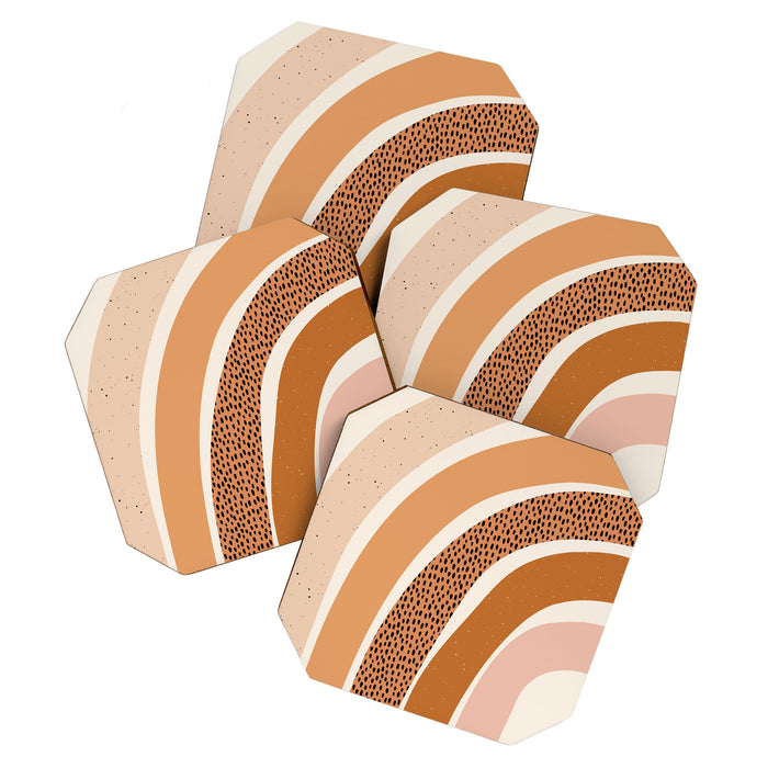 Earth Color Rainbow Coaster Gallery Image 1