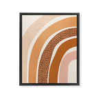 Earth Color Rainbow Framed Canvas Print Gallery Image 6