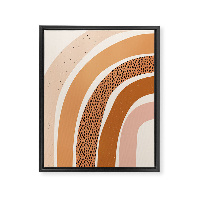 Earth Color Rainbow Framed Canvas Print Gallery Image 6