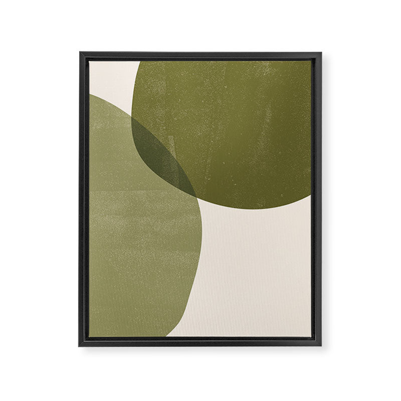 Minimal Semicircles Framed Canvas Print Gallery Image 6