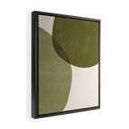 Minimal Semicircles Framed Canvas Print Gallery Image 2