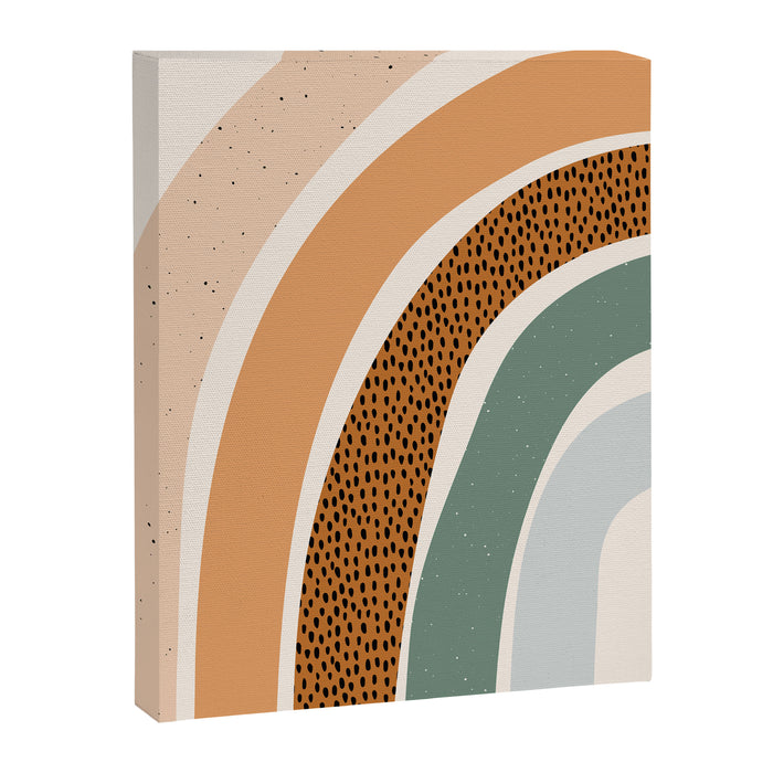 Patterned Rainbow Canvas Print Gallery Image 1