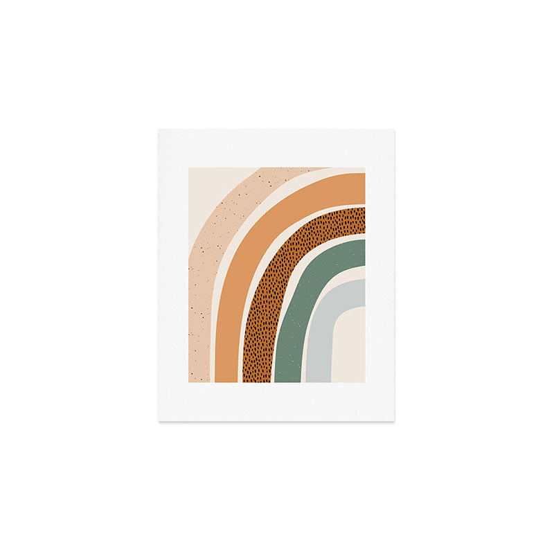 Patterned Rainbow Art Print Gallery Image 1
