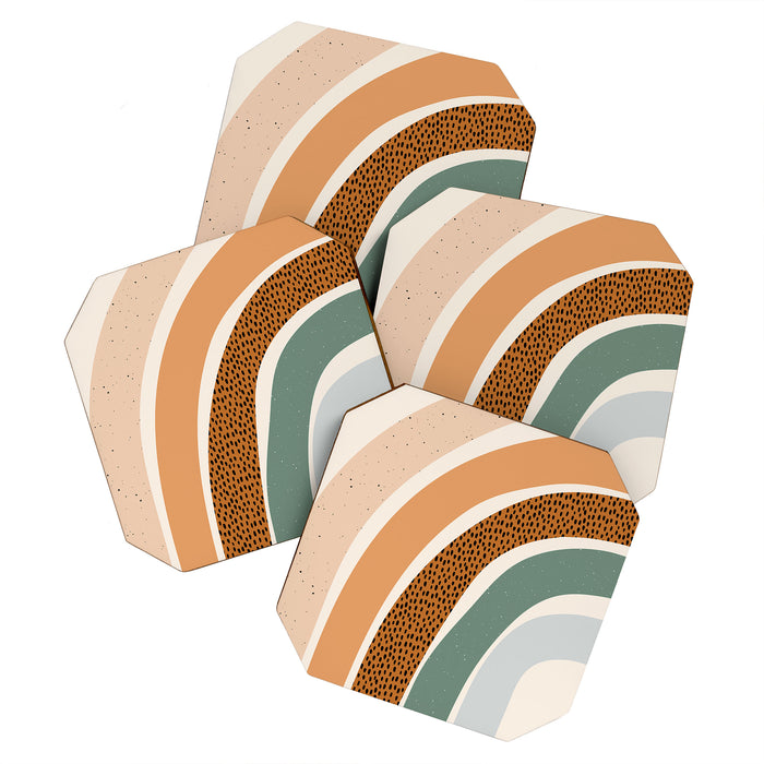 Patterned Rainbow Coaster Gallery Image 1