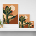 Prickly Pear Cactus Canvas Print Gallery Image 3
