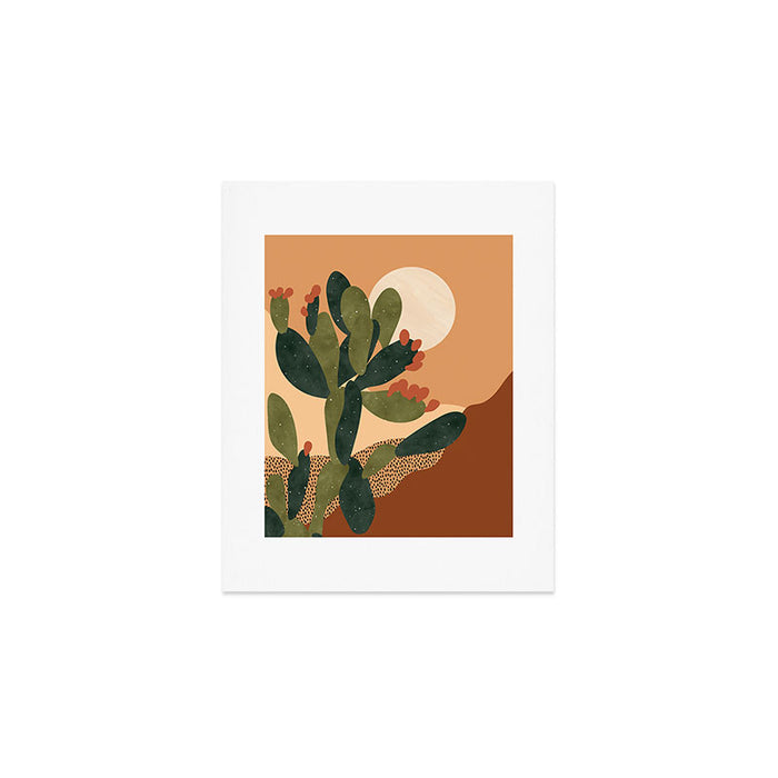 Prickly Pear Cactus Art Print Gallery Image 1