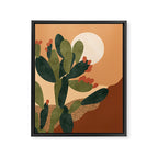 Prickly Pear Cactus Framed Canvas Print Gallery Image 6