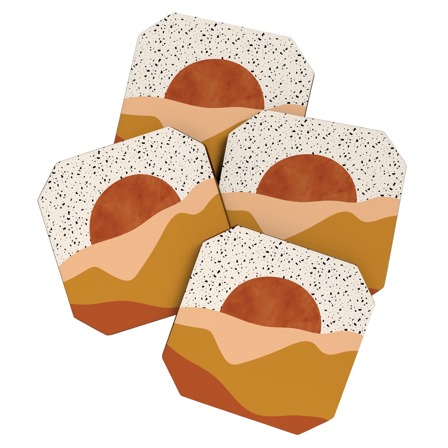 Terrazzo Sky Landscape Coaster Gallery Image 1