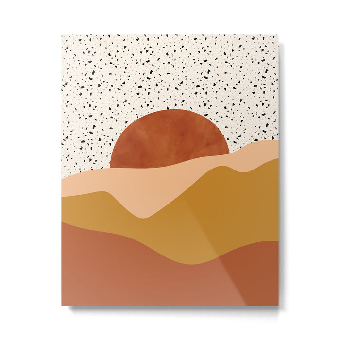 Terrazzo Sky Landscape Metal Print Gallery Image 1