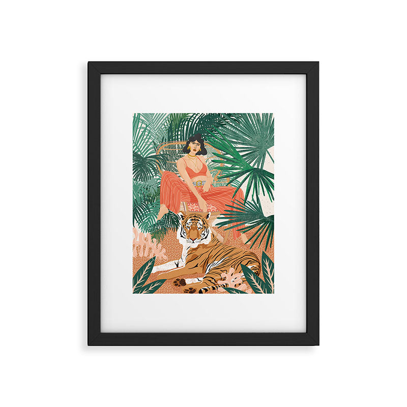 Tiger Leader Framed Art Print Gallery Image 4