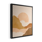 Warm Color Hills Framed Canvas Print Gallery Image 2