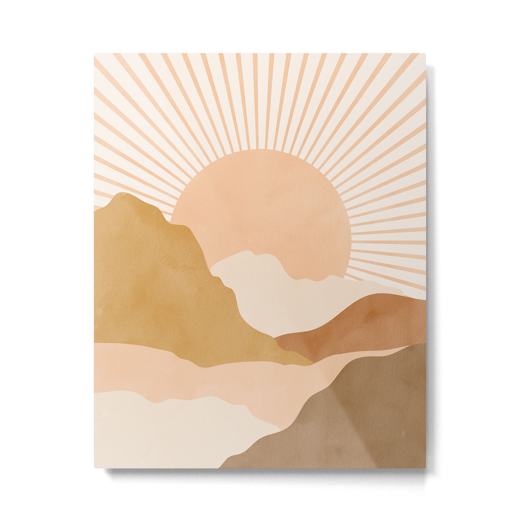 Warm Color Hills Metal Print Gallery Image 4