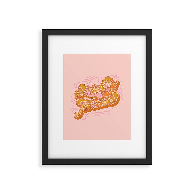 Whiskey Please Framed Art Print Gallery Image 4