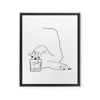 Whiskey Woman Framed Canvas Print Gallery Image 6