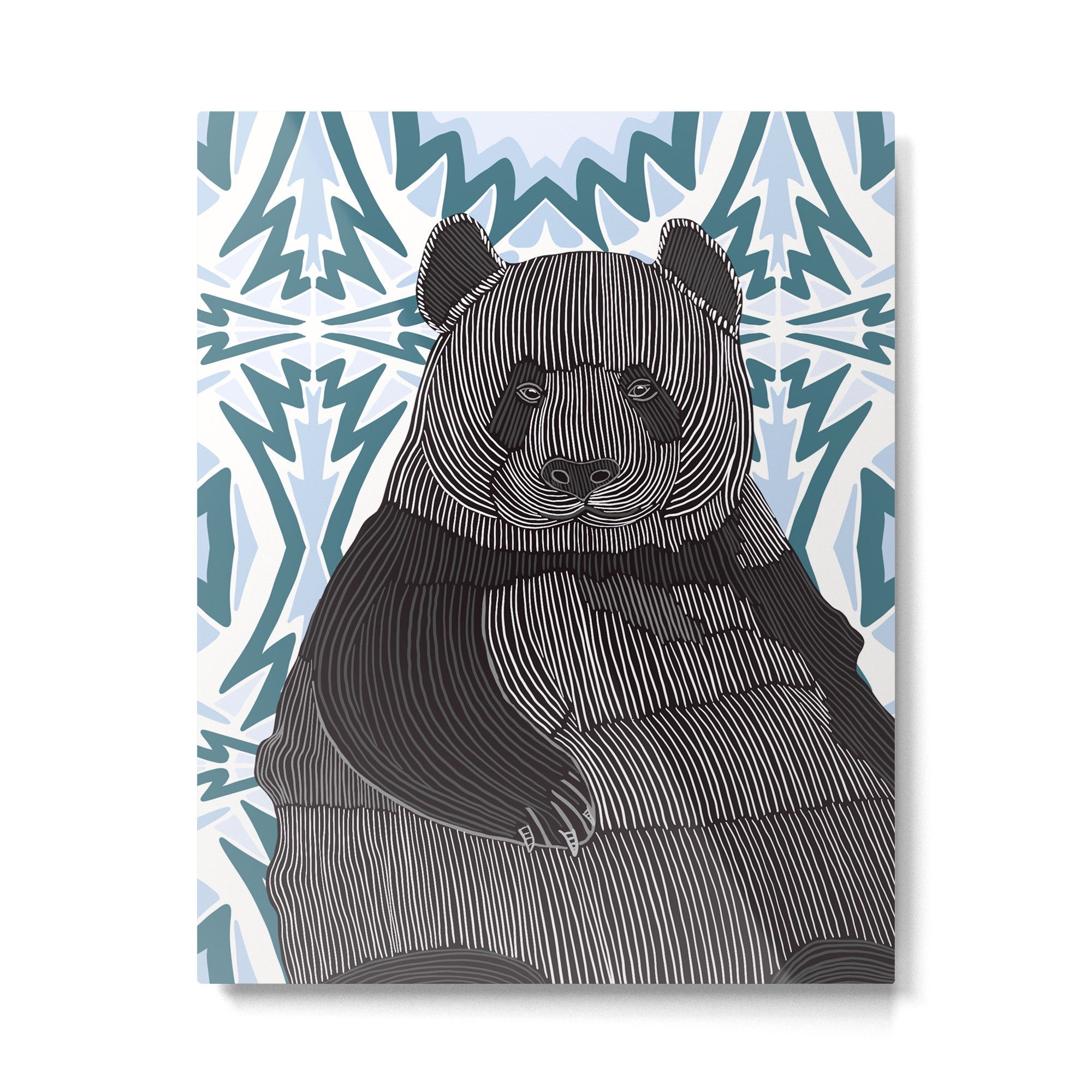 Panda Metal Print Gallery Image 6