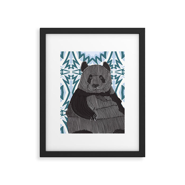 Panda Framed Art Print Gallery Image 1