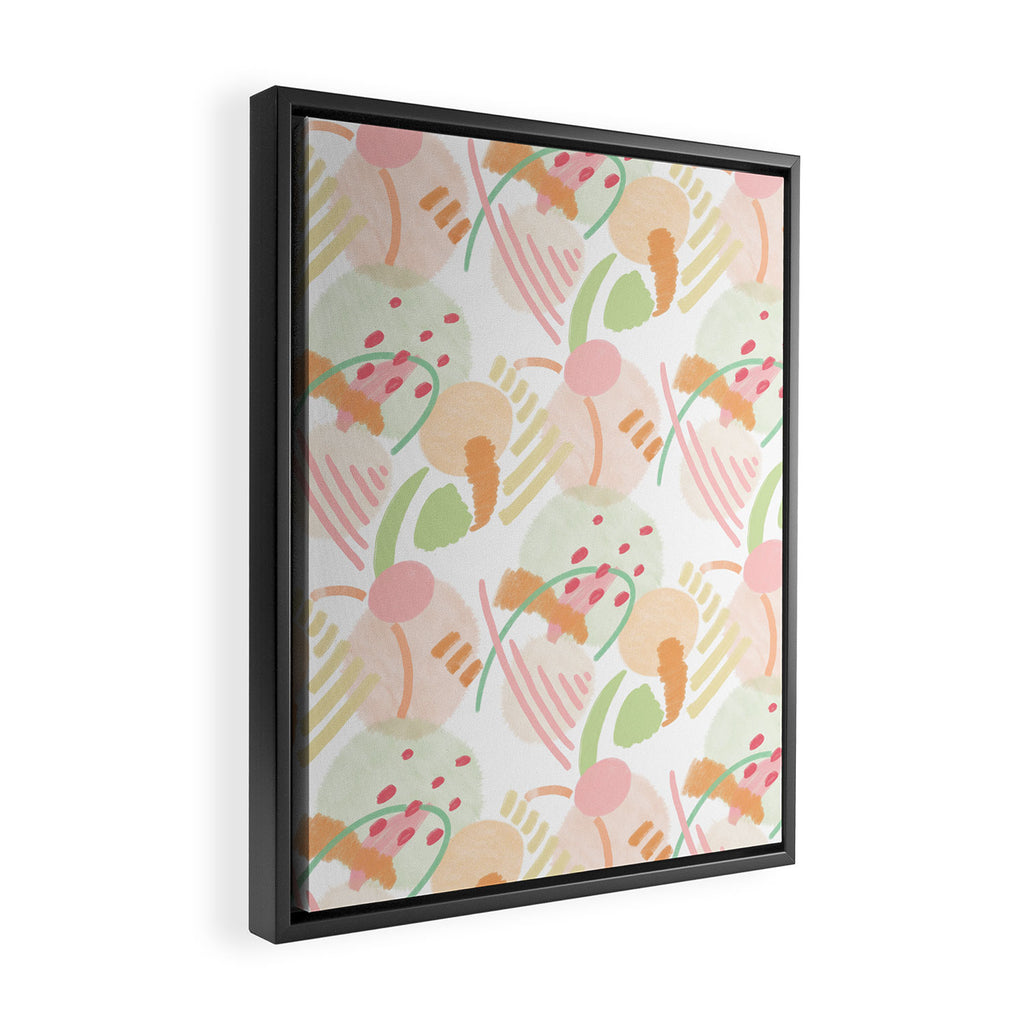 Abstract Spring  Framed Canvas Print Gallery Image 2